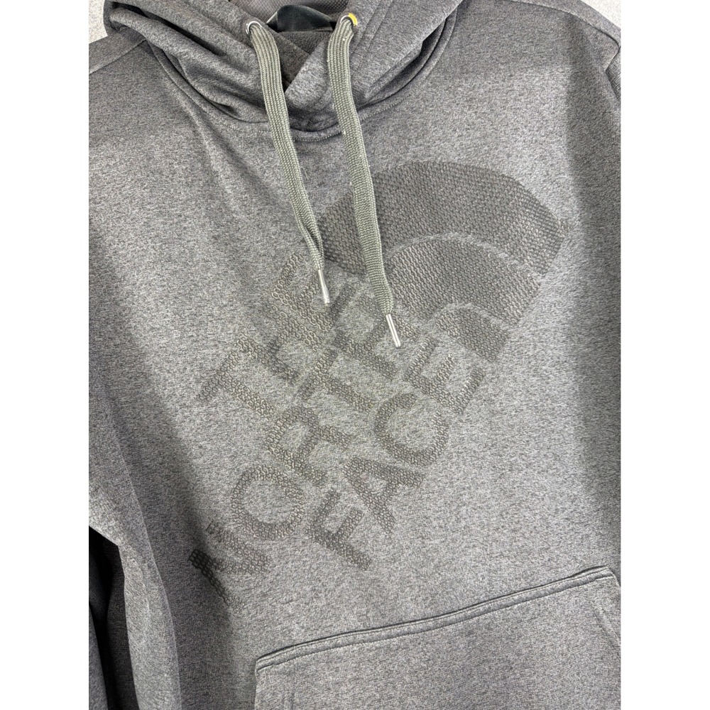 The North Face Sweatshirt Mens M Gray‎ Hoodie Logo Pocket Drawstring Pullover